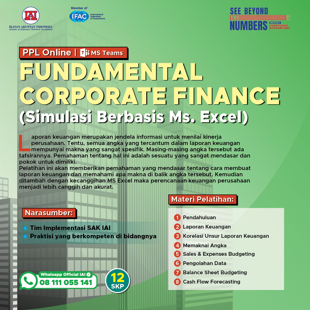 Fundamental Corporate Finance (Simulasi berbasis Ms. Excel)