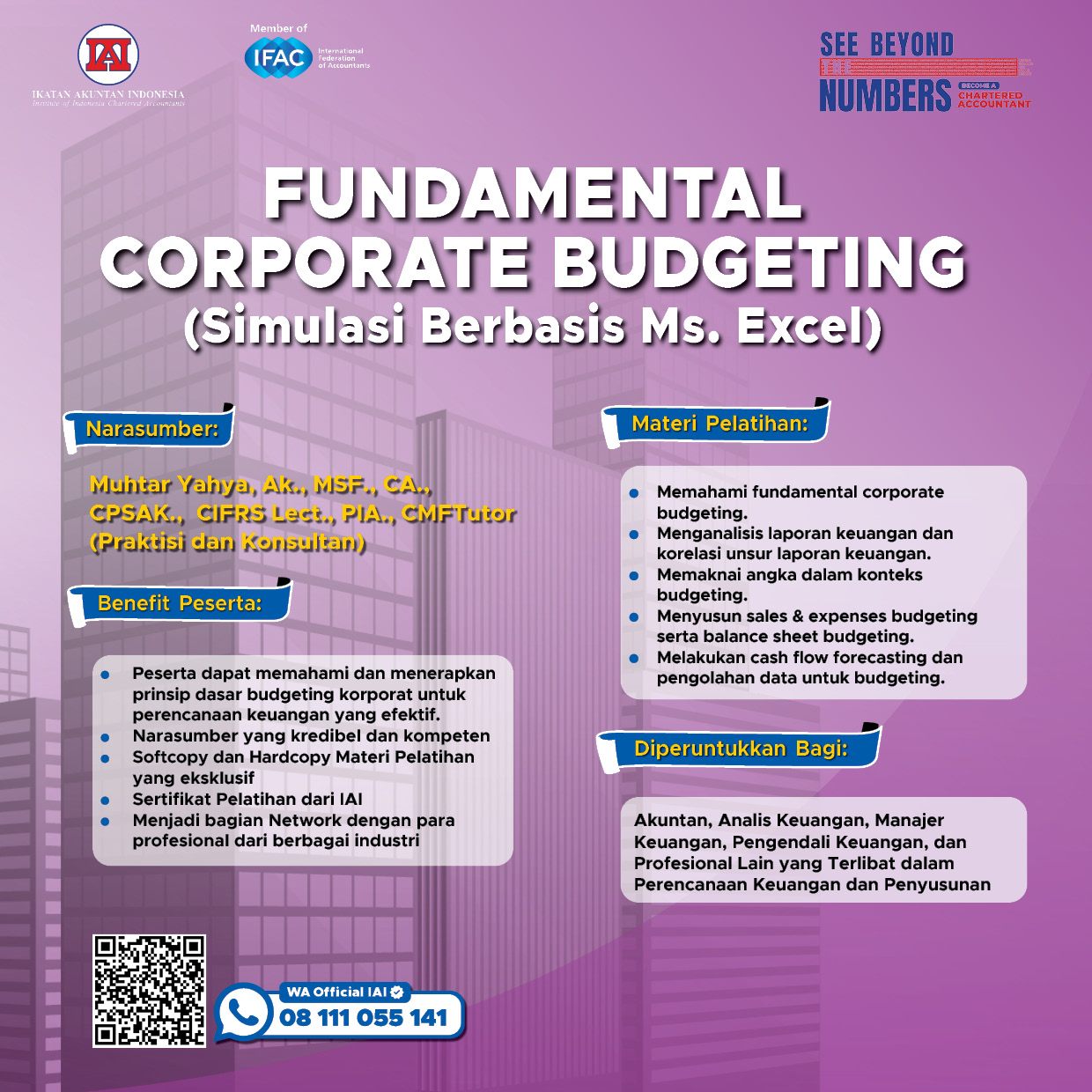 Fundamental Corporate Budgeting (Simulasi berbasis Ms. Excel)